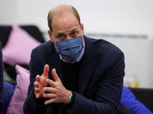 Britain's Prince William, Duke of Cambridge visits Base25 to mark mental health awareness week in Wolverhampton 