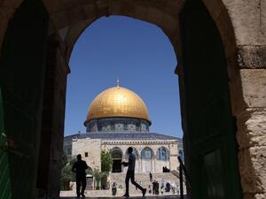 50 Israeli settlers backed by Israeli police forces entered Al-Aqsa Mosque compound