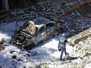 Hamas Rocket Hits Ramat Gan in Tel Aviv's occupied territories.