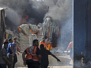 More than 10,000 civilians have been displaced due to Israeli attacks