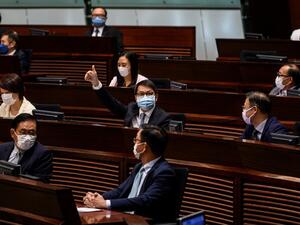 Hong Kong legislators renew electoral system