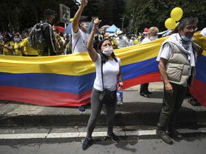 Violent protests continue in Colombia.