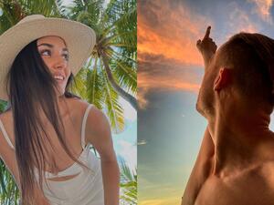 Kerem Bürsin Bursin wife girlfriend Hande Erçel Ercel Serenay Sarıkaya Sarikaya Instagram untag Maldives love Aşk