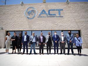 رئيس شركة ميناء حاويات العقبة التنفيذي يستقبل سعادة السفيرة السويدية