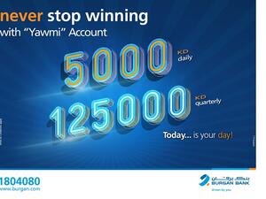 Burgan Bank Announces Names Of The Daily Lucky Winners Of Yawmi Account Draw