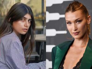Bella Hadid Saves Mia Khalifa on Instagram After the App Deleted Her Posts About Palestine media blackout ex porn star