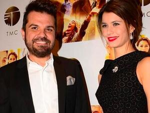 Beren Saat black swimsuit siyah mayosu Bodrum Kenan Doğulu