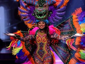 Andrea Meza, representing México. 