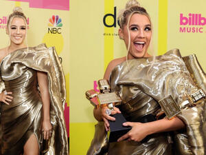 Singer Gabby Barrett’s Nicolas Jebran dress steals show at 2021 BBMA’s