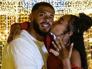 Pinnock is currently expecting her first child with her fiancé Andre Gray Pinnock is currently expecting her first child with her fiancé Andre Gray