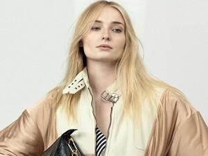 Turner, shot to fame for her role on TV’s “Game of Thrones” 