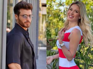 Turkish Can Yaman Steals French Kiss from Italian Diletta Leotta (Video)