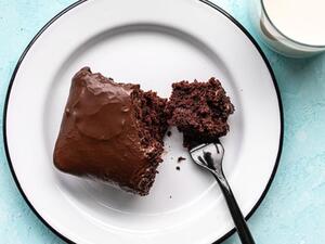 كعكة الشوكولاتة (بدون بيض أو زبدة أو حليب)