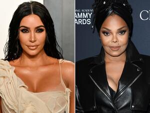 كيم كارداشيان وجانيت جاكسون