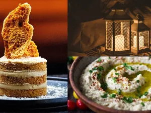 أطباق رمضانية: بابا غنوج بالزبادي والبابريكا وحلوى كيكة الرمل بالكريمة