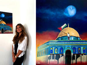  "My main purpose as an artist is to bring awareness to certain issues in different parts of the world, particularly in the Middle East. "