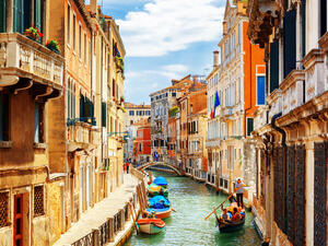 Venice is a popular tourist destination of Europe
