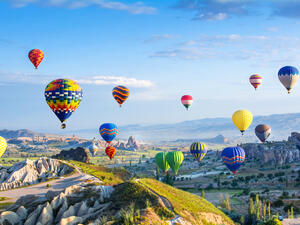 The great tourist attraction of Cappadocia
