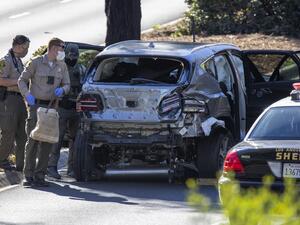 It remains unclear whether Woods can expect to regain full mobility or strength in his leg (Photo: AFP)