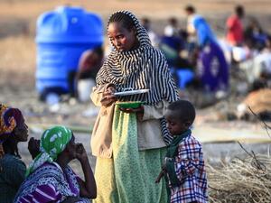 لاجئون من إقليم تيغراي