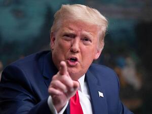 الرئيس الأمريكي السابق دونالد ترامب