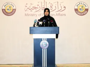  المتحدثة باسم الخارجية القطرية لولوة الخاطر 