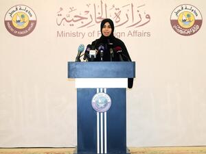  المتحدثة باسم الخارجية القطرية لولوة الخاطر 