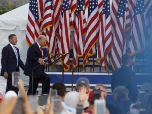 Trump returns to the campaign trail holding his first 'revenge' rally Saturday night