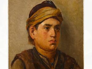 Osman Hamdi Bey (1842-1910), Zeybek Portresi⁣ Naile Hanım Portresi SSM Resim Koleksiyonu