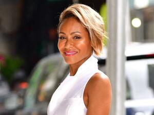  Jada Pinkett Smith yellow lemon hijab headscarf convert Islam clothing Red Table Talk