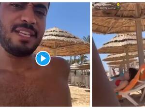فضيحة سائح سعودي