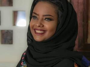 Entisar Al Hammadi, an elegant young Yemeni model