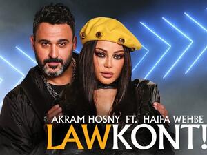 Haifa Wehbe Channels Her Inner Rapper and Releases 'Law Kont' Ft. Akram Hosny
