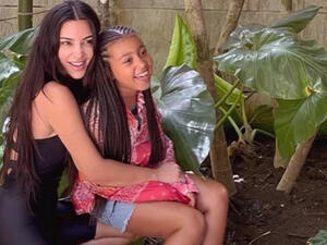 Kanye West's first-born child turned eight on Tuesday