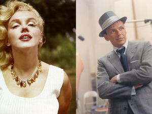 Sinatra  died of a heart attack in May 1998 aged 82 Sinatra  died of a heart attack in May 1998 aged 82