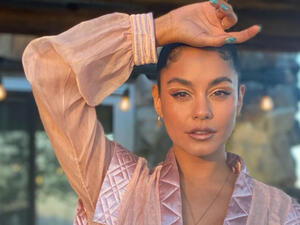 Vanessa Hudgens proudly shows off her 10th tattoo... a boa constrictor along inside of her left ankle Vanessa Hudgens proudly shows off her 10th tattoo... a boa constrictor along inside of her left ankle