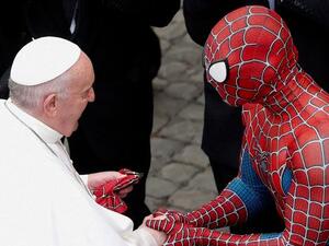 That time the Pope met Spider-Man