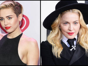 مادونا ومايلي سايرس