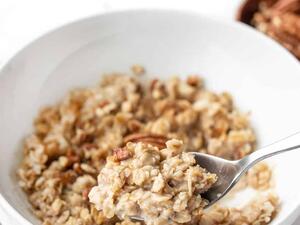 القرنبيط بالشوفان والقرفة..فطور صحي