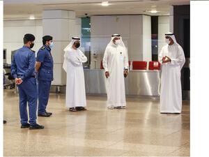 مدير عام جمارك دبي يزور مبنى المطار 1 ويتفقد جاهزية العمل الجمركي