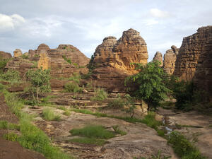 The Sindou peaks in Burkina Faso