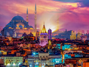 Skyline of istanbul