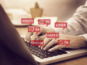 cyber bullying concept