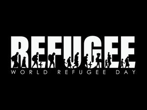 World Refugee Day. Concept 