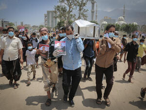 “The deliberate decision of the Houthi authorities’ to keep the real number of cases of Covid-19 under wraps and their opposition to vaccines are putting Yemeni lives at risk,”