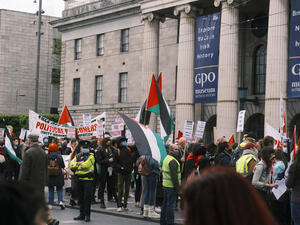 Pro-Palestinian protest in Dublin 