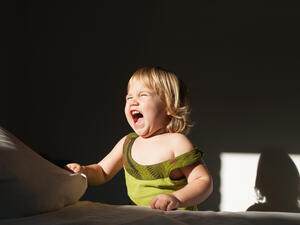 blonde caucasian baby