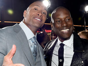 Johnson had also feuded with Fast and Furious star Vin Diesel Johnson had also feuded with Fast and Furious star Vin Diesel
