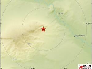 هزة أرضية بقوة 4.9 درجة تضرب شرق سوريا