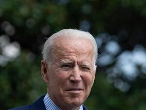 US President Joe Biden walks to Marine One on the South Lawn of the White House July 16, 2021, in Washington